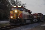 Northbound intermodal in the pre-dawn light